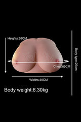 Große Brüste Masturbator Torso