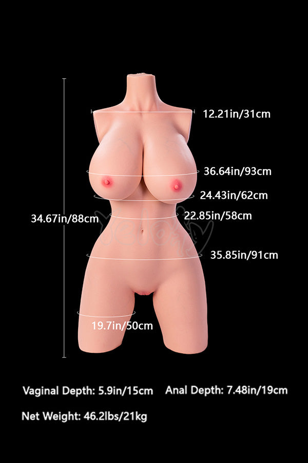 Lebensgroßer Masturbator Torso